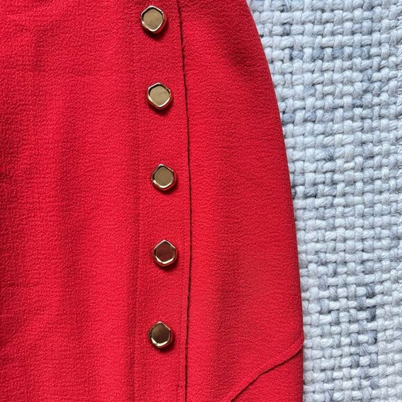 Rebecca Vallance Orange Beltran Midi Dress 8 - Picture 3 of 7